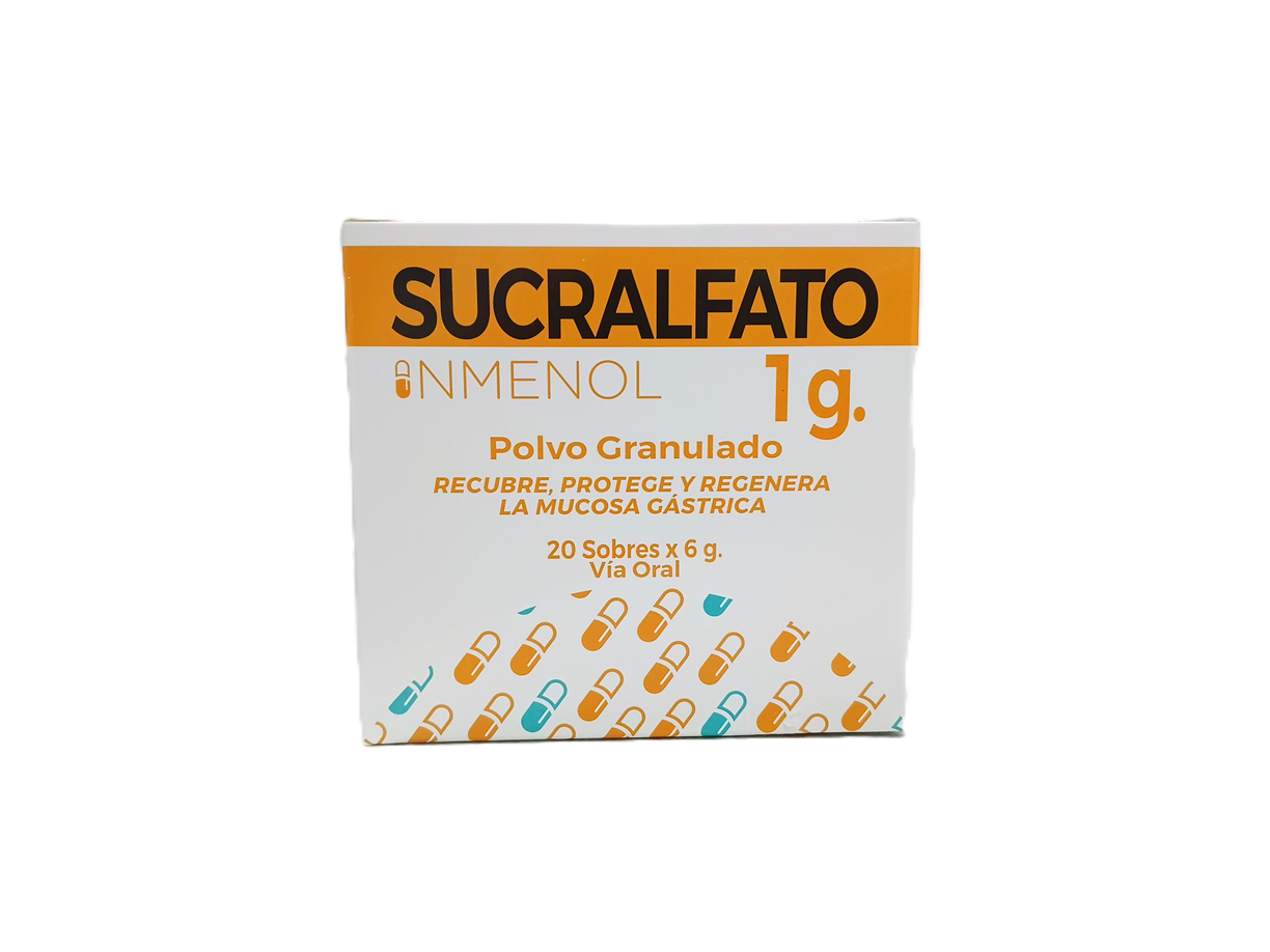 SUCRALFATO 1G POLV. GRANULADO;20 SOBRES INM