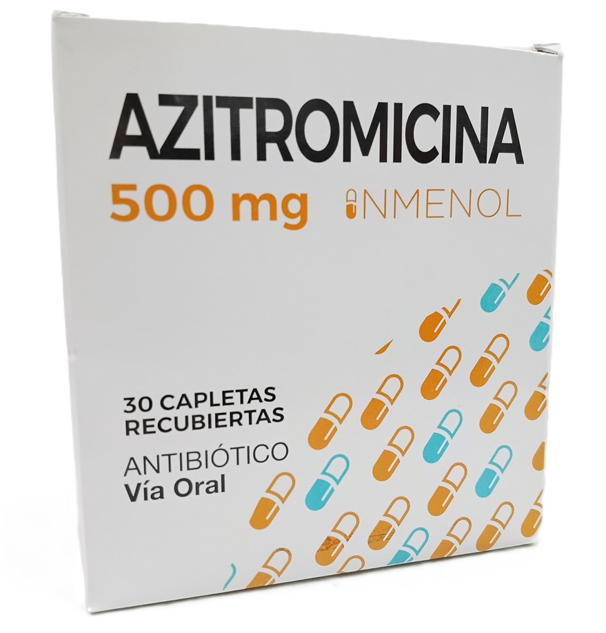 AZITROMICINA CAP 500MG * C/100 - INMENOL