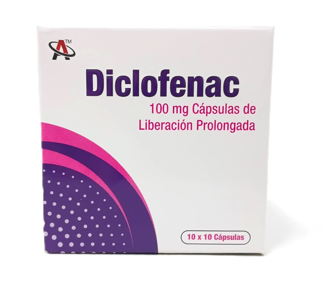 Diclofenaco sodico 100mg C/100