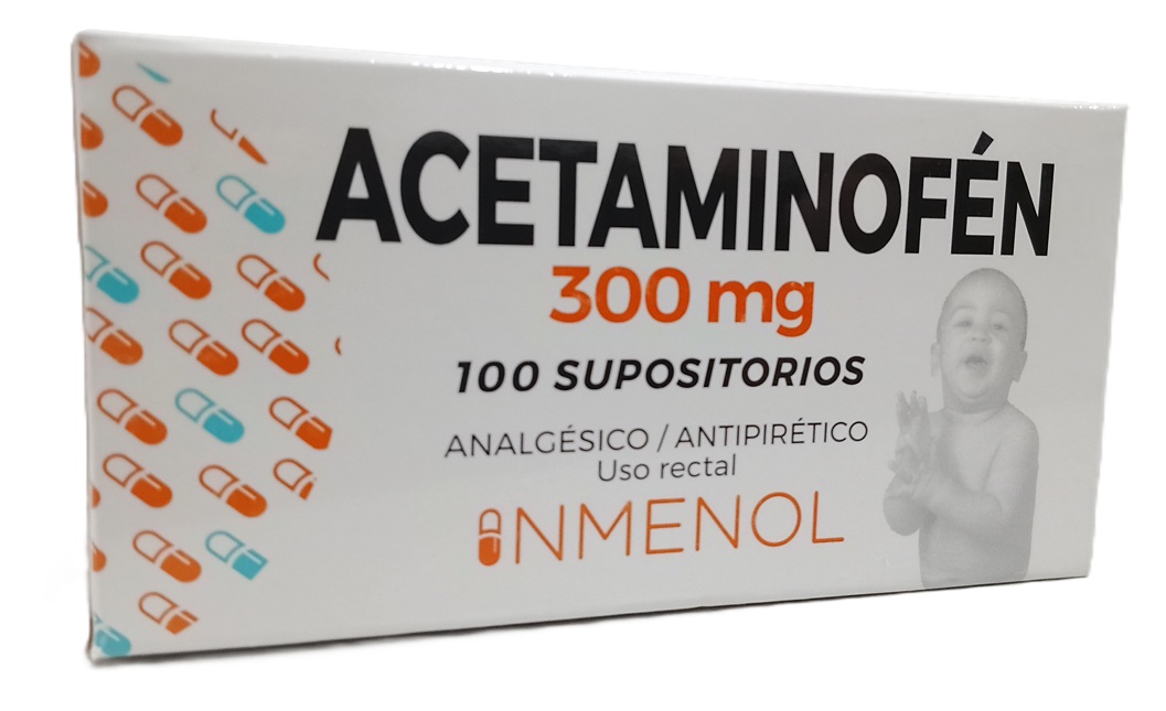 ACETAMINOFEN SUPOSITORIO  * C/100 300MG- INMENOL