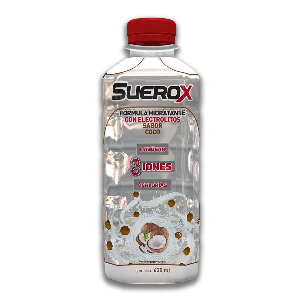 SUEROX ADULTO COCO  8IONES 630ML