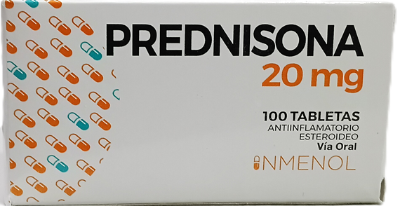 PREDNISONA 20MG TAB 100 UND INM