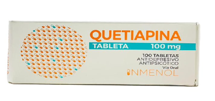 QUETIAPINA 100 MG TABLETA, 100 UND INM