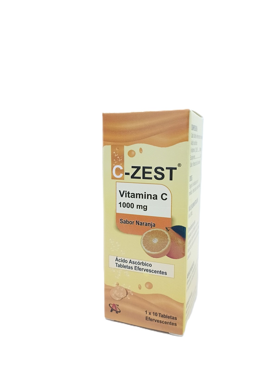 C-ZEST VITAMINA C 1000MG X 10 TAB/EFERVESCENTES *AARNEXT*