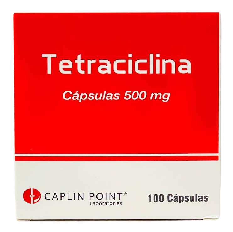 TETRACICLINA CAPSULAS 500MG-C/100 CAPLIN