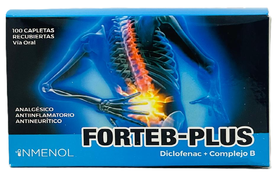 FORTEB-PLUS CAPLETA RECUBIERTA,100 UND INM