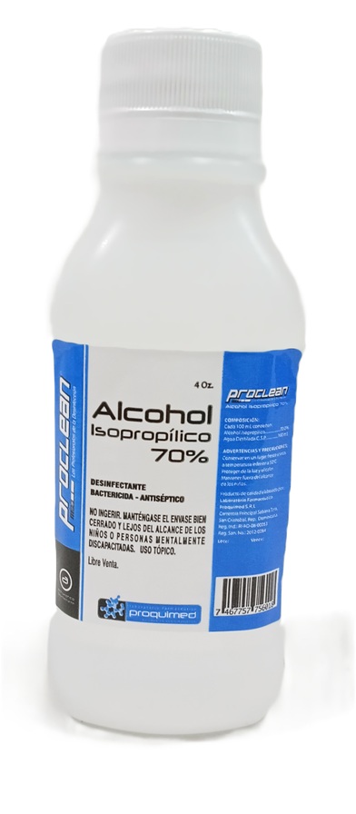 ALCOHOL ISOPROPILICO 70% 4ONZ PROCLEAN HOSPIFAR