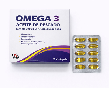 OMEGA 3 FISH OIL 1000MG CAPSULAS BLANDAS 10*10 *AARNEXT*