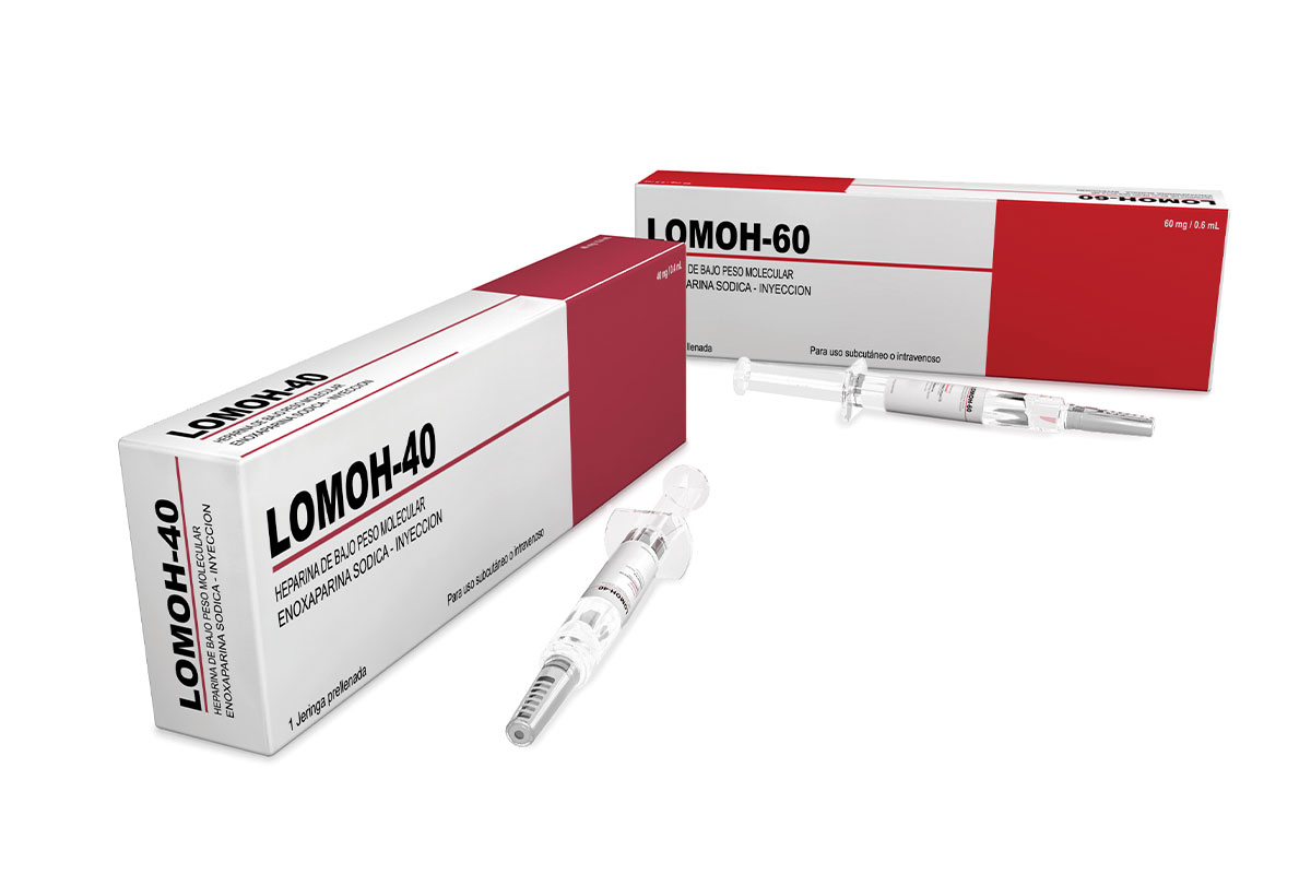 LOMOH - HEPARINA 40 MG INYECCION/ 1UD