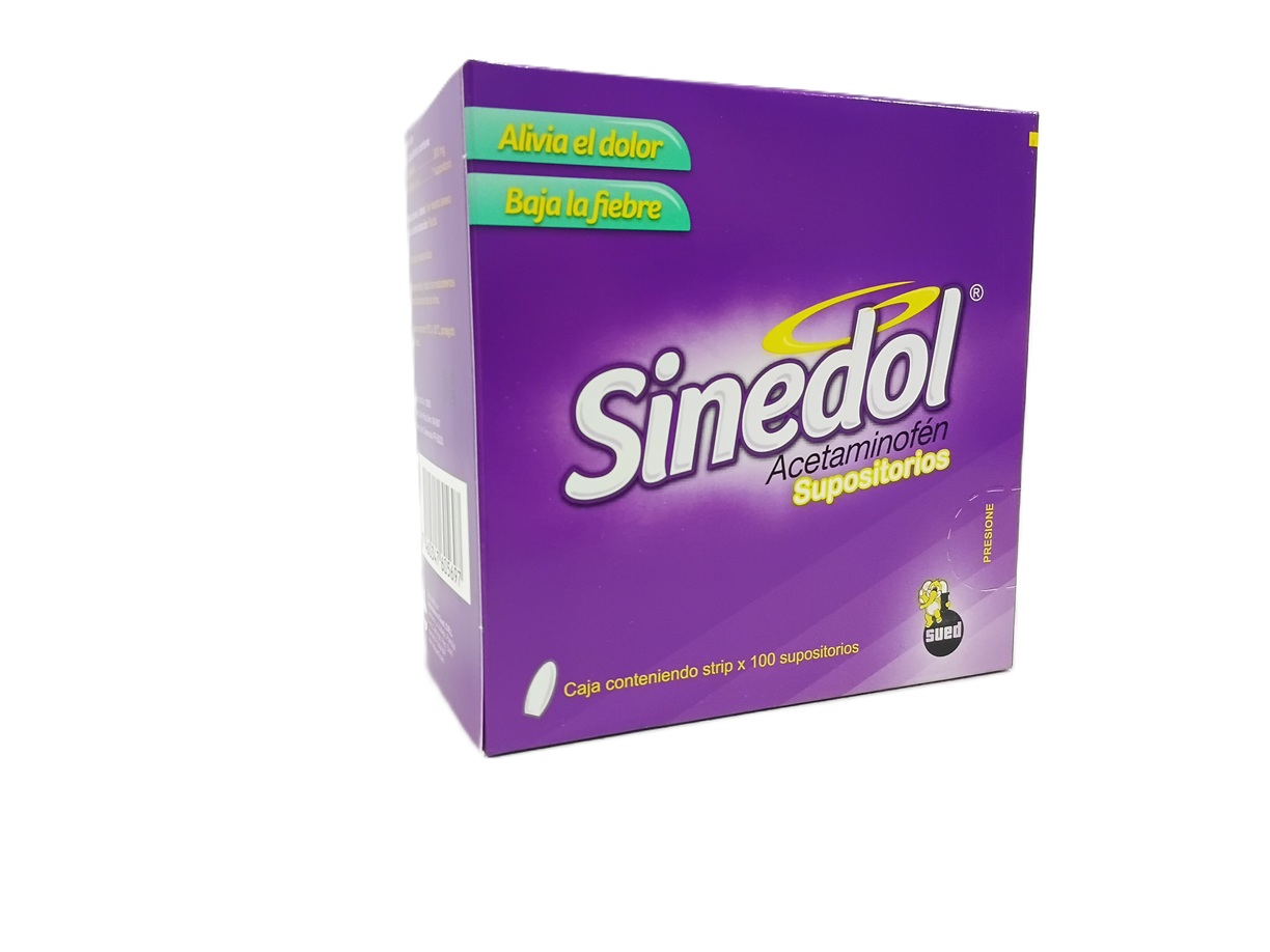 SINEDOL 300MG SUPOSITORIO