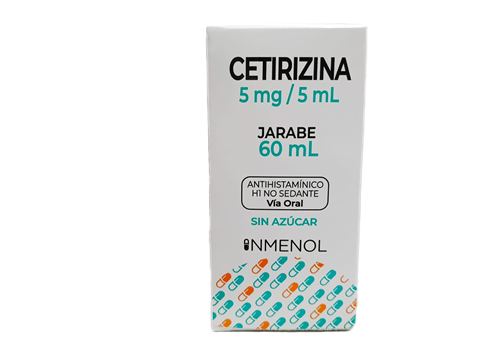 CETIRIZINA 5 MG/5 ML JARABE 60ML INM